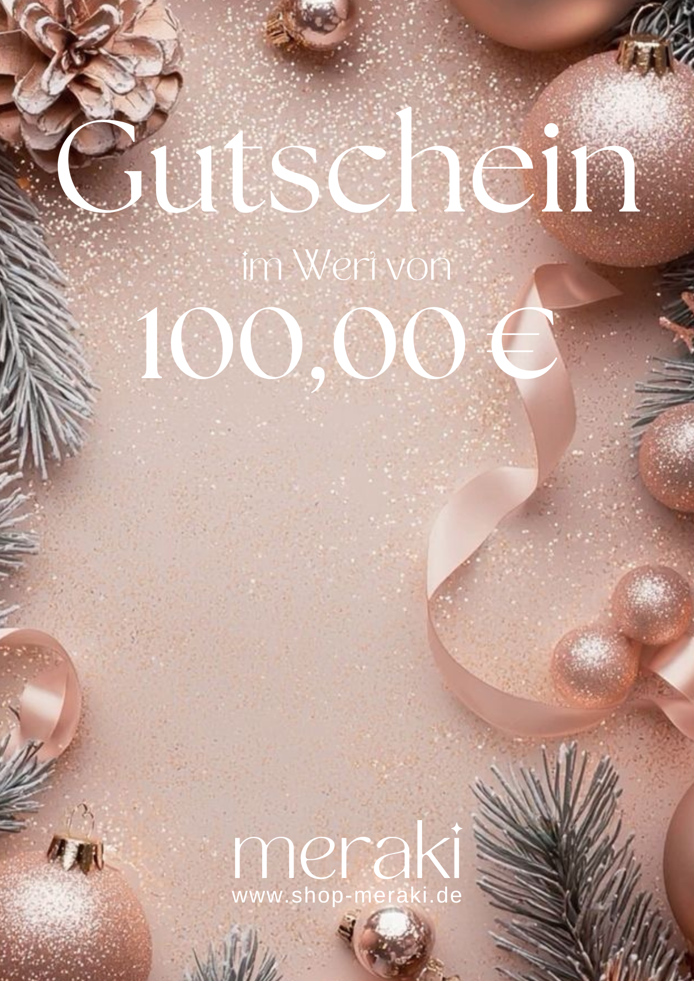 Geschenkgutschein Weihnachten