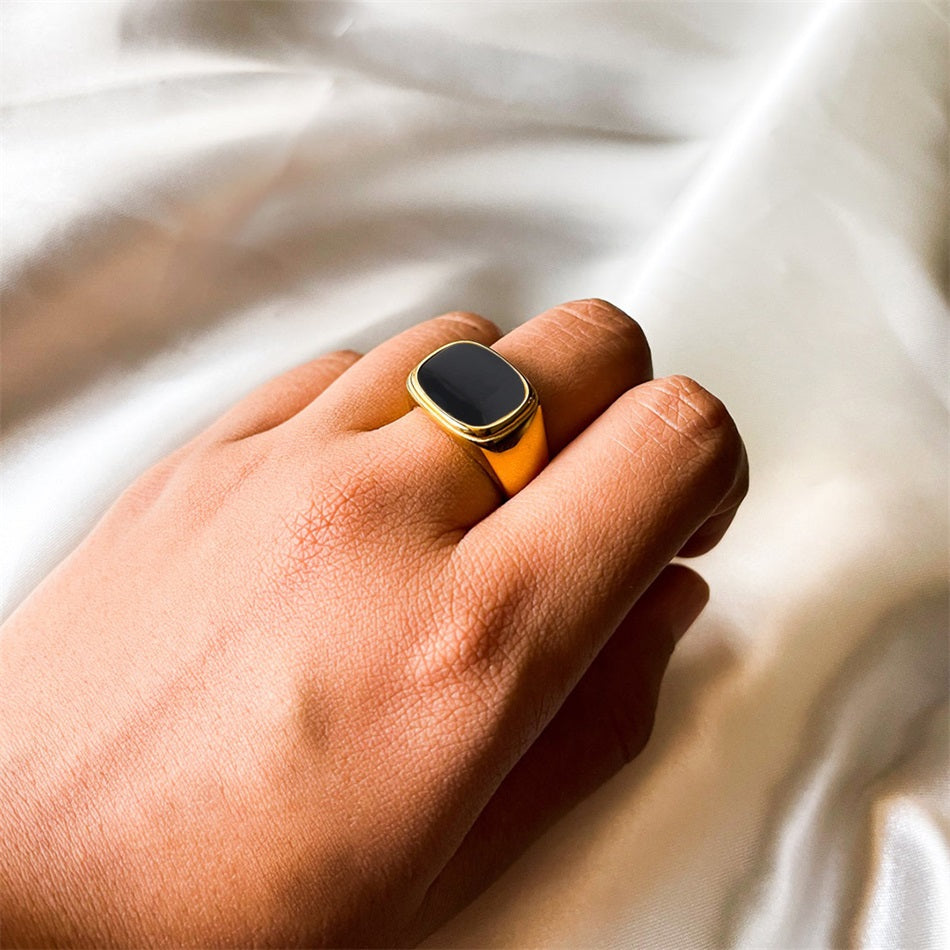 Ring breit mit Stein