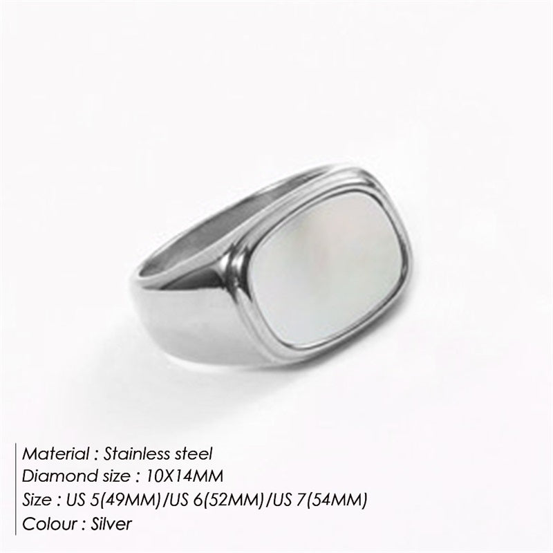 Ring breit mit Stein