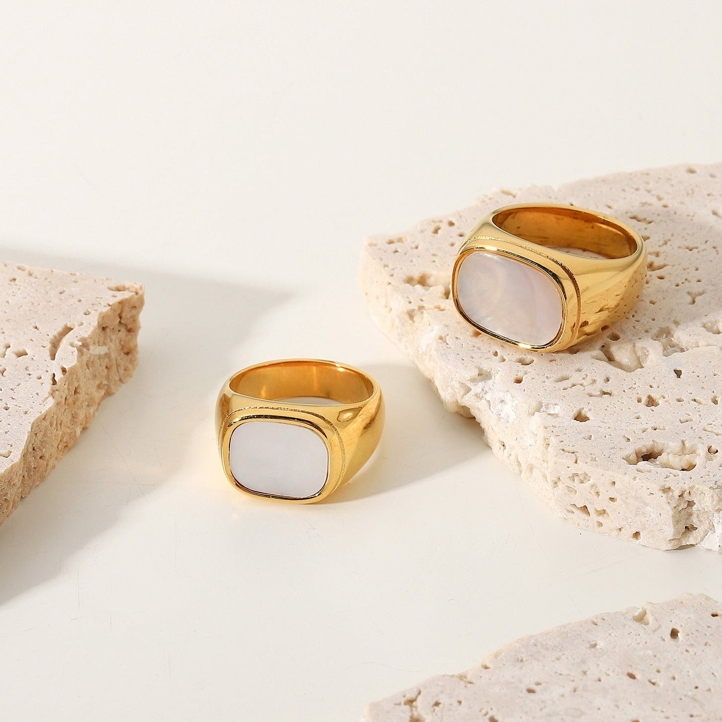 Ring breit mit Stein