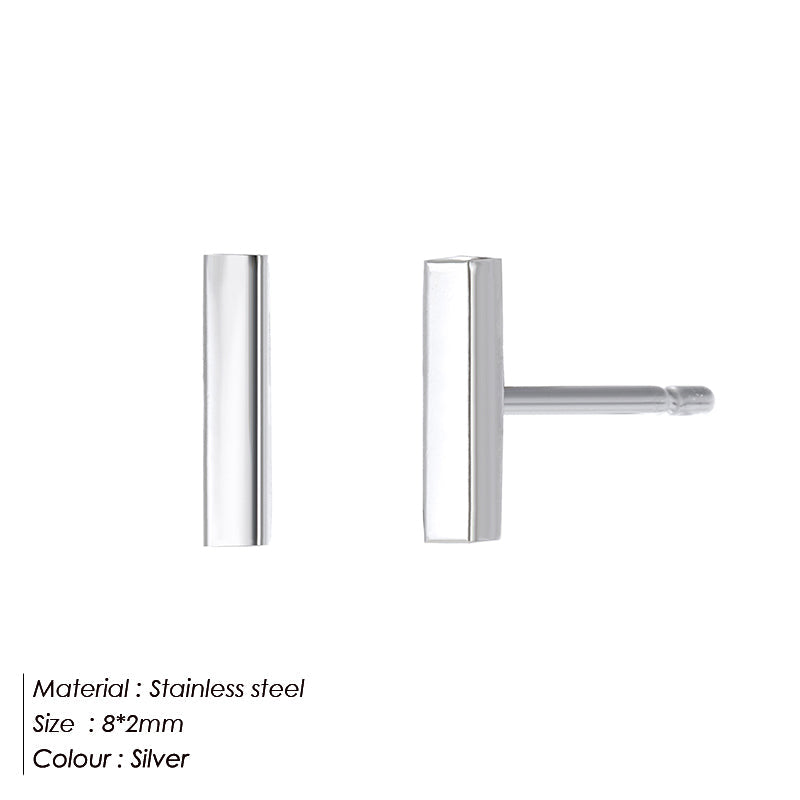 Ohrstecker minimal schlicht