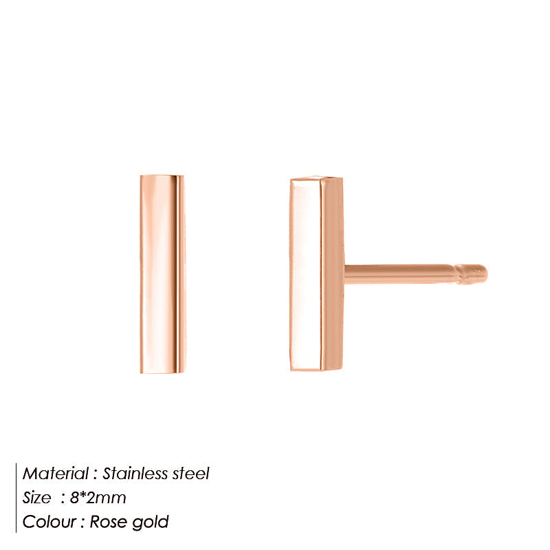 Ohrstecker minimal schlicht