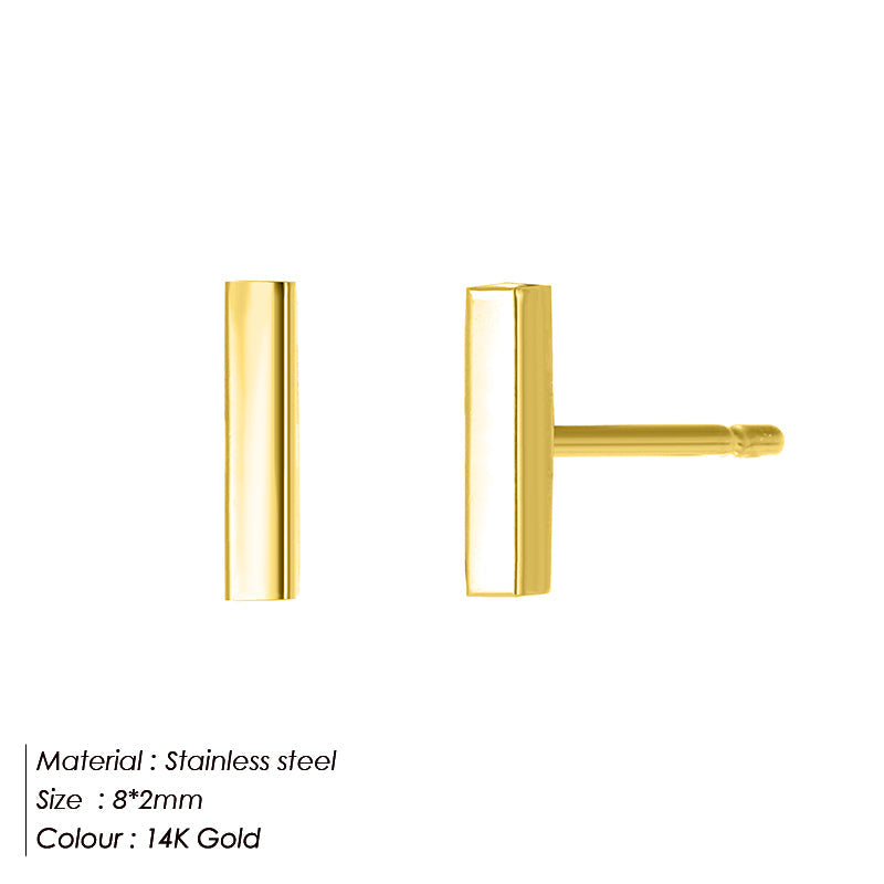 Ohrstecker minimal schlicht