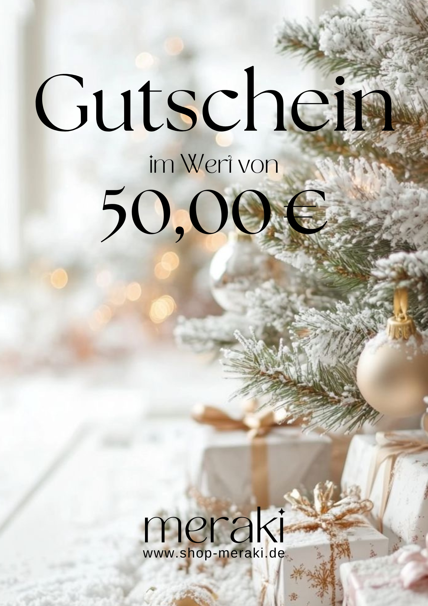 Geschenkgutschein Weihnachten