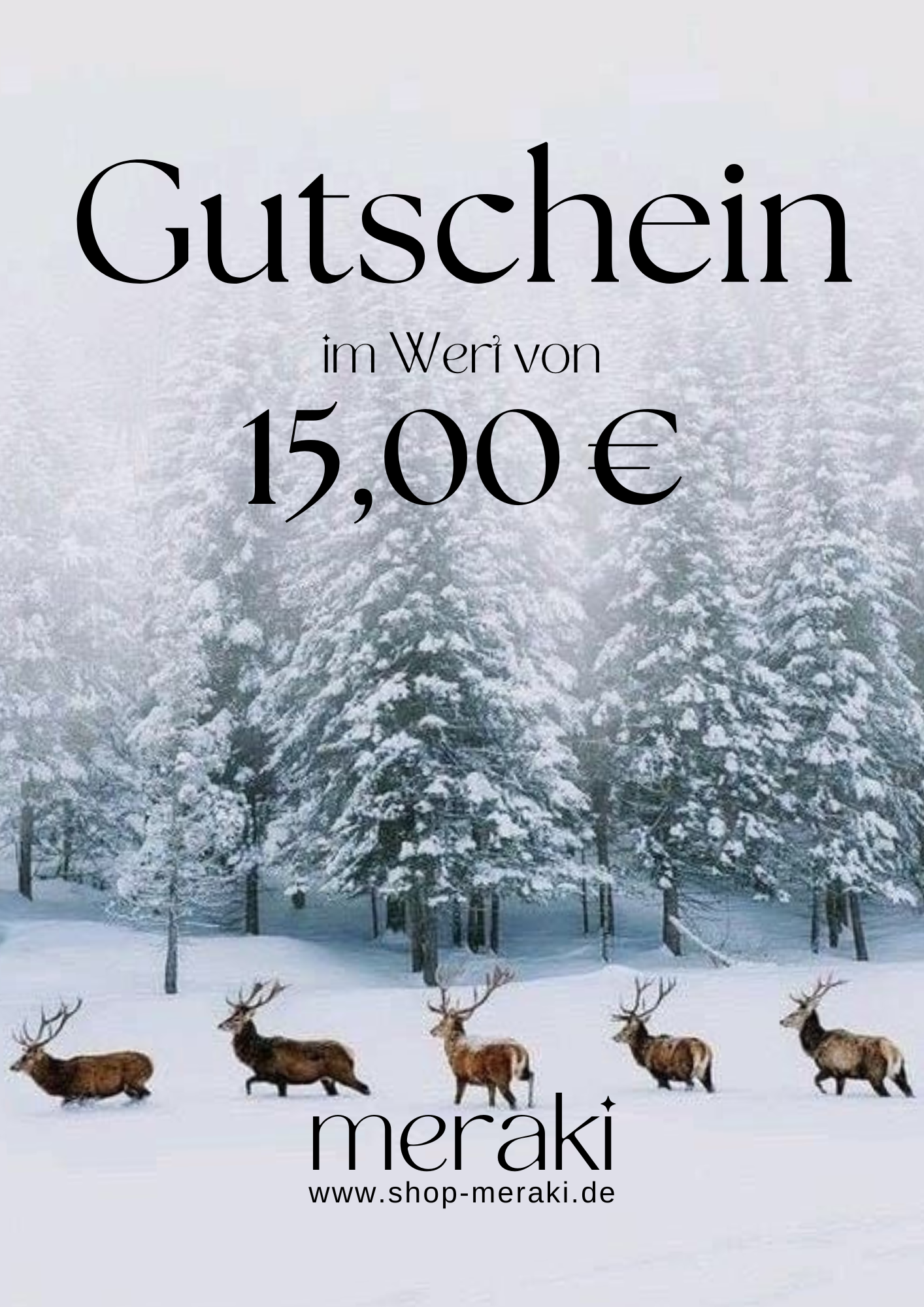 Geschenkgutschein Weihnachten