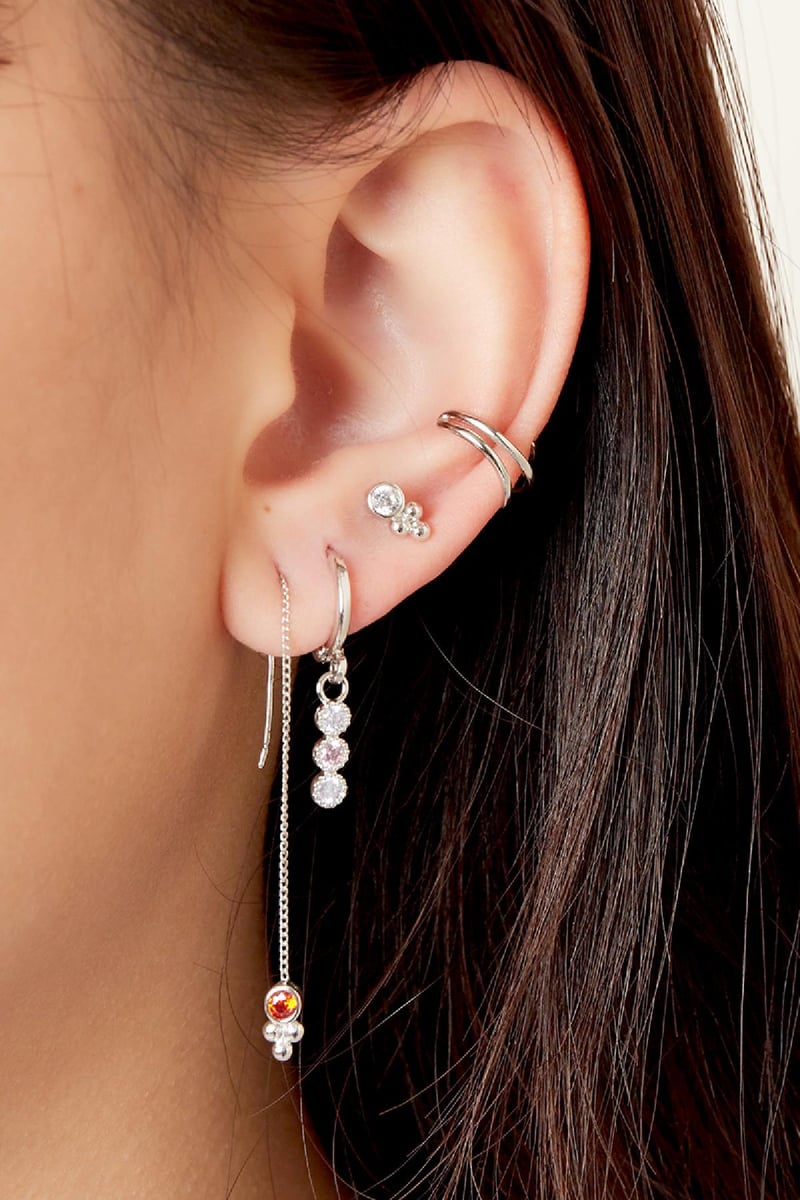 Earcuff Spiral Gold Color Stainless Steel