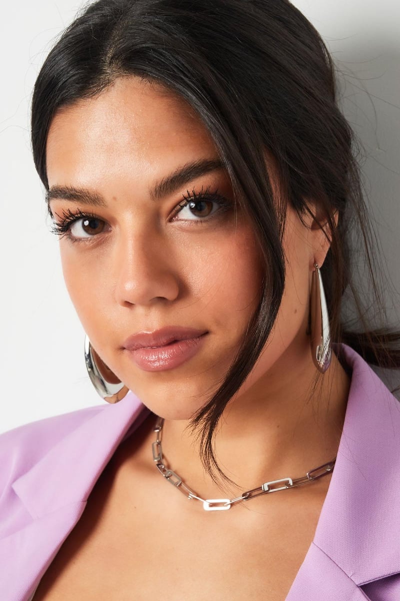 earrings stainless steel chic large 