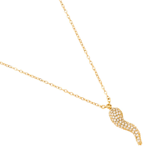 Diamond Peper Edelstahl Halskette