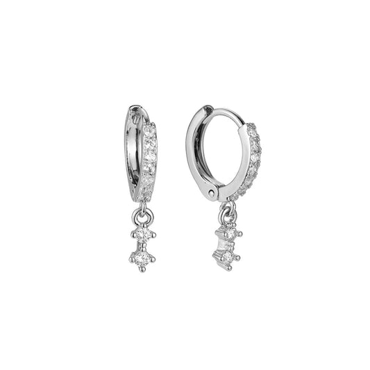 Parting Duo Diamonds vergoldete Ohrringe