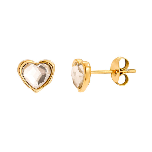 Diamond Heart Ohrstecker