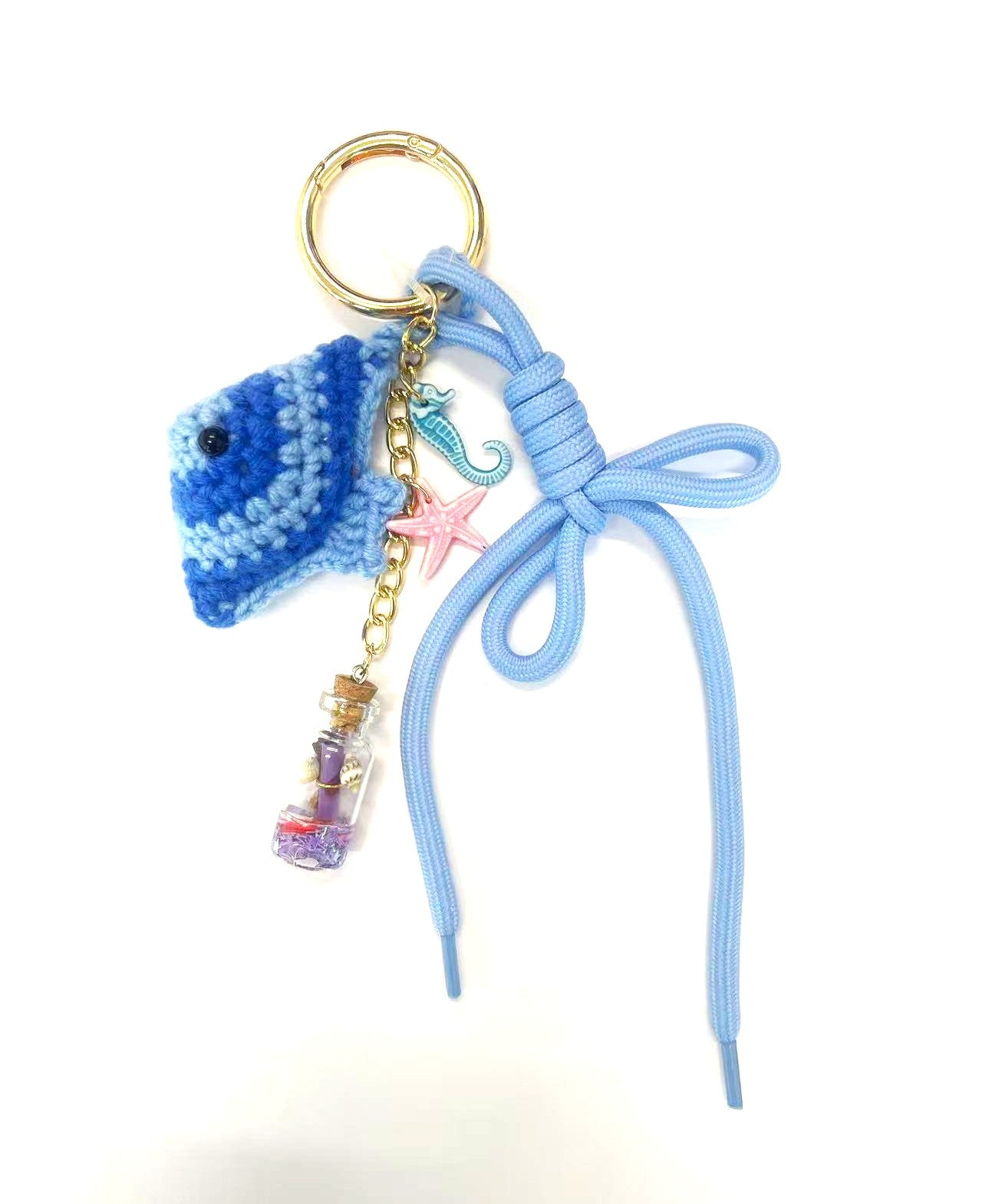 Bag Charm Fish And Bottle Bagchain