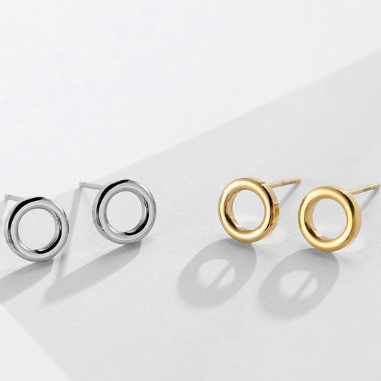 Ohrstecker minimal Ringform