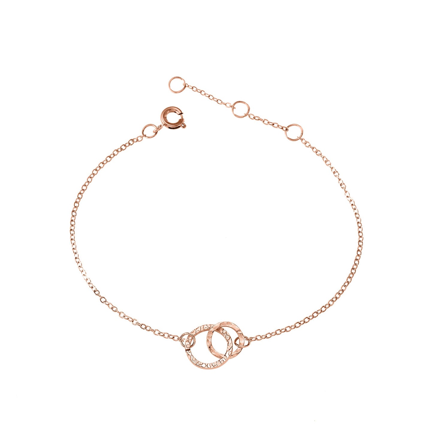 Armband minimal Charm doppelte Ringe