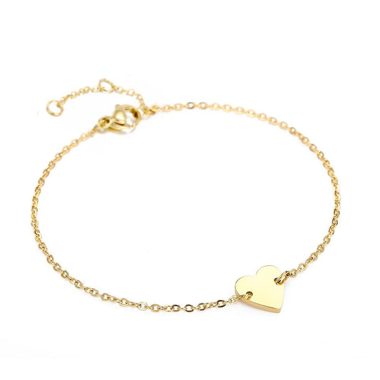 Armband minimal Charm Herz